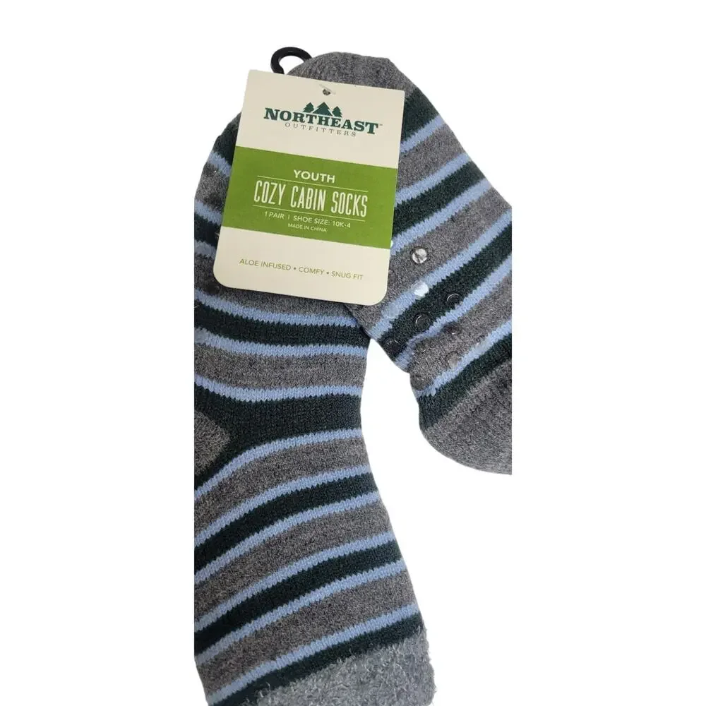 Northeast Outfitters Cozy Cabin Youth' Stripe Socks